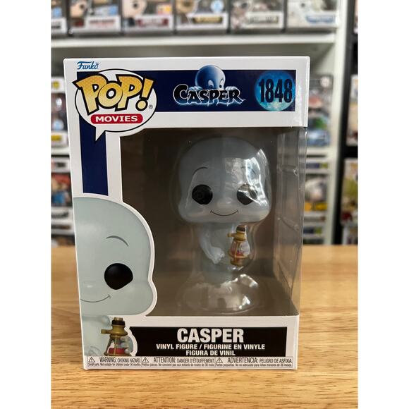 NEW IN HAND Casper Friendly Ghost w/ Lazarus Potion Funko Pop #1848 Movies 30th - Picture 1 of 6
